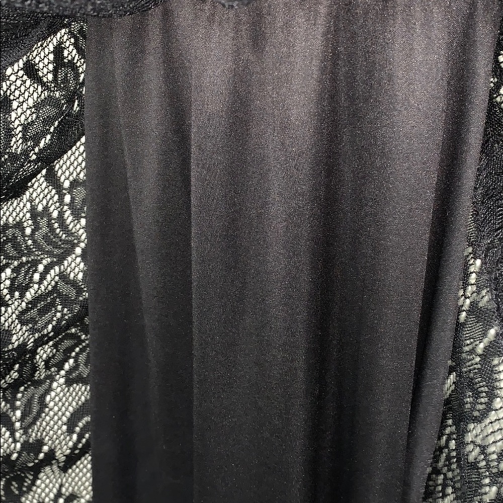Black Lace Party Dress w/ Slip - Picture 5 of 6